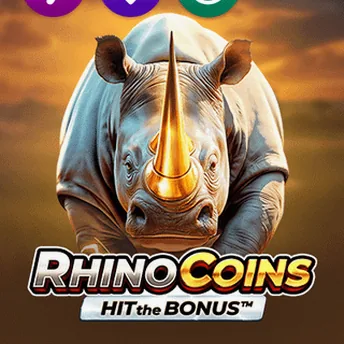 Gokkast Rhino Coins Hit the Bonus van Playson bij Lucky Wave